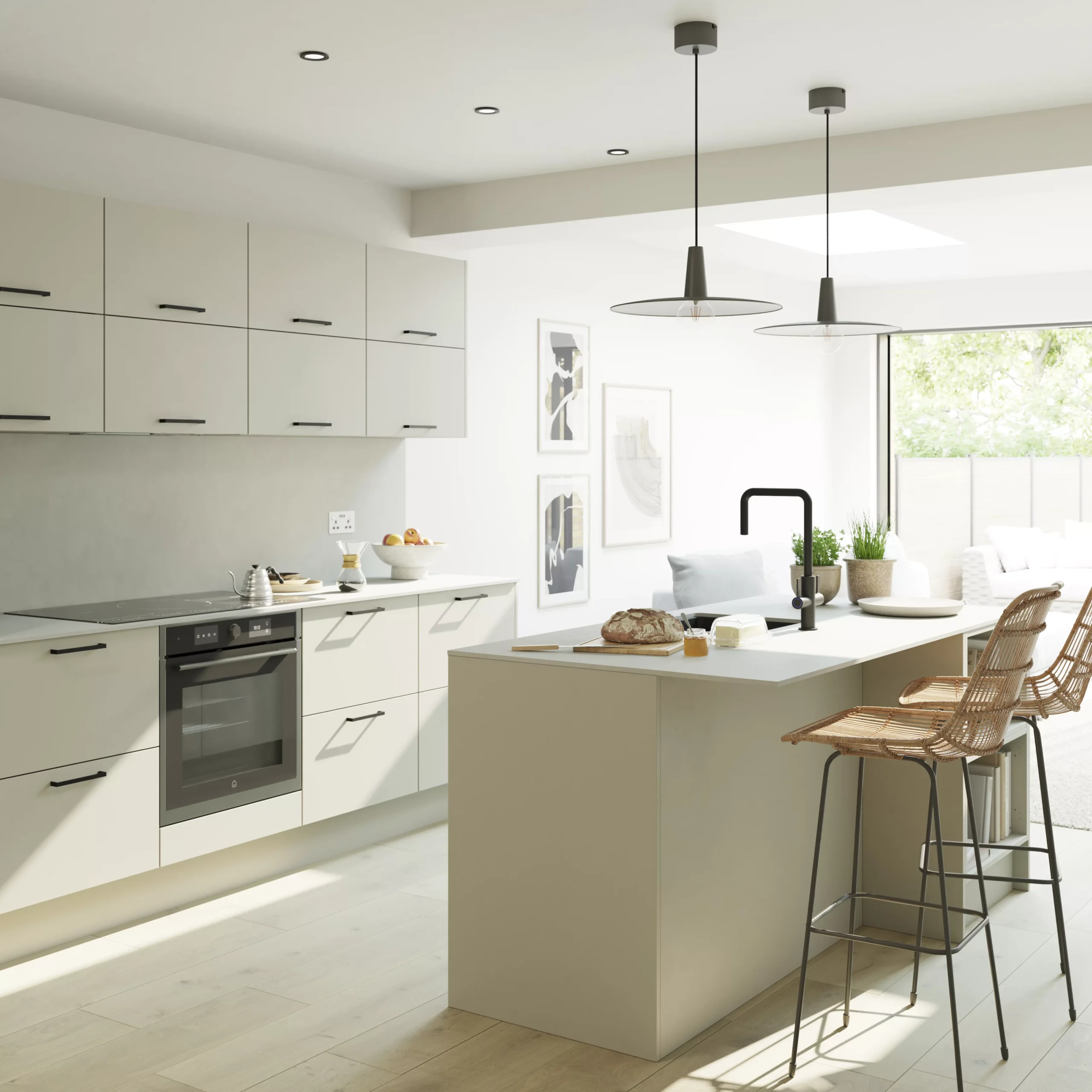 GoodHome Stevia Matt Sandstone Slab Standard Wall Corner Post, (W)34mm (H)715mm - Image 4