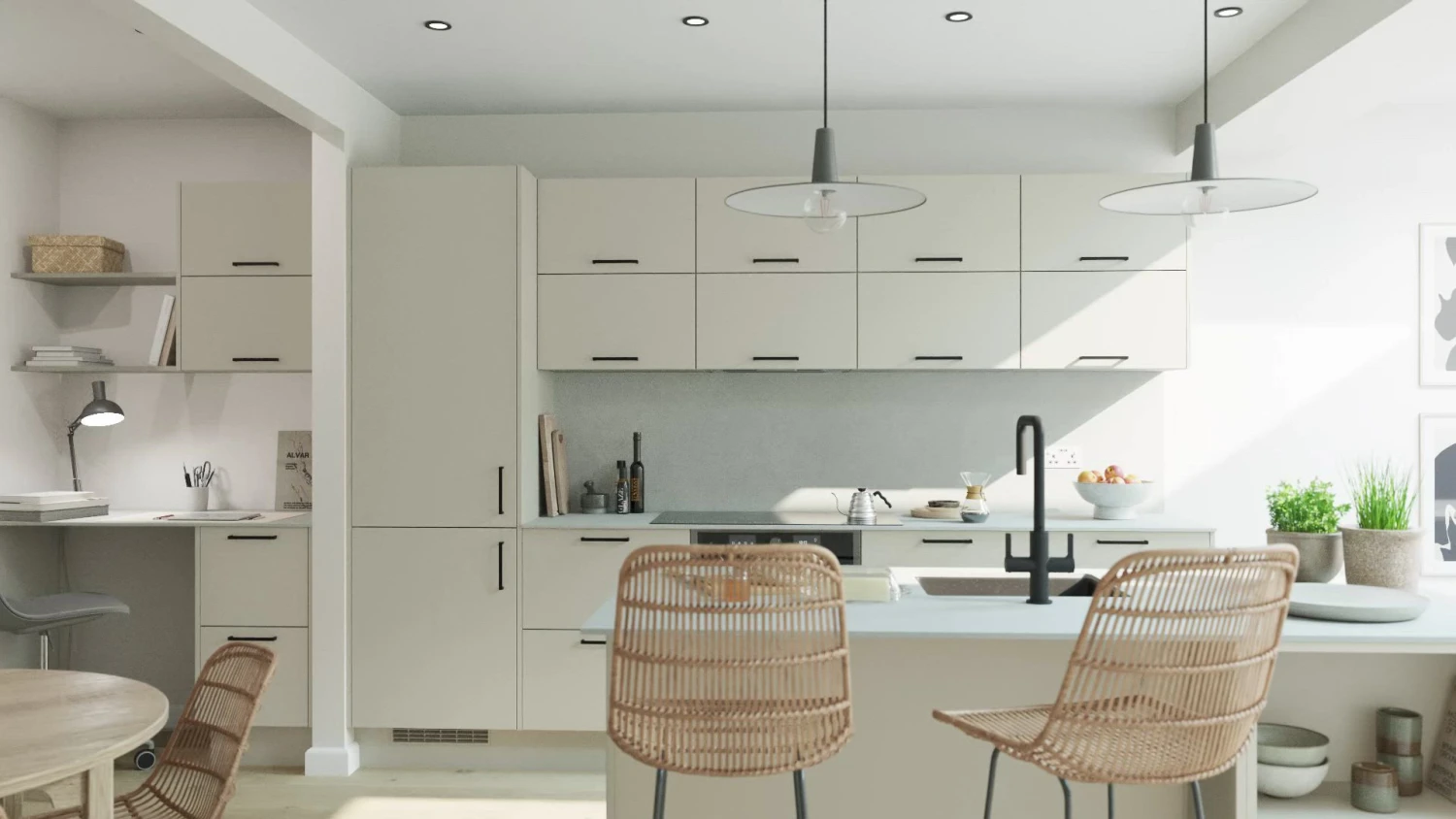 GoodHome Stevia Matt Sandstone Slab Standard Wall Corner Post, (W)34mm (H)715mm - Image 2