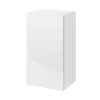 GoodHome Stevia Matt White Standard Wall Cabinet, (W)400mm (D)338mm