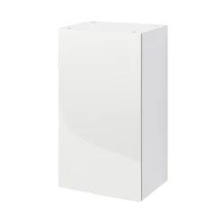 GoodHome Stevia Matt White Standard Wall Cabinet, (W)400mm (D)338mm