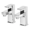 GoodHome Teesta Chrome Effect New Century Basin Pillar Tap