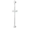 GoodHome Teesta Straight Shower Riser Rail, 67.4cm