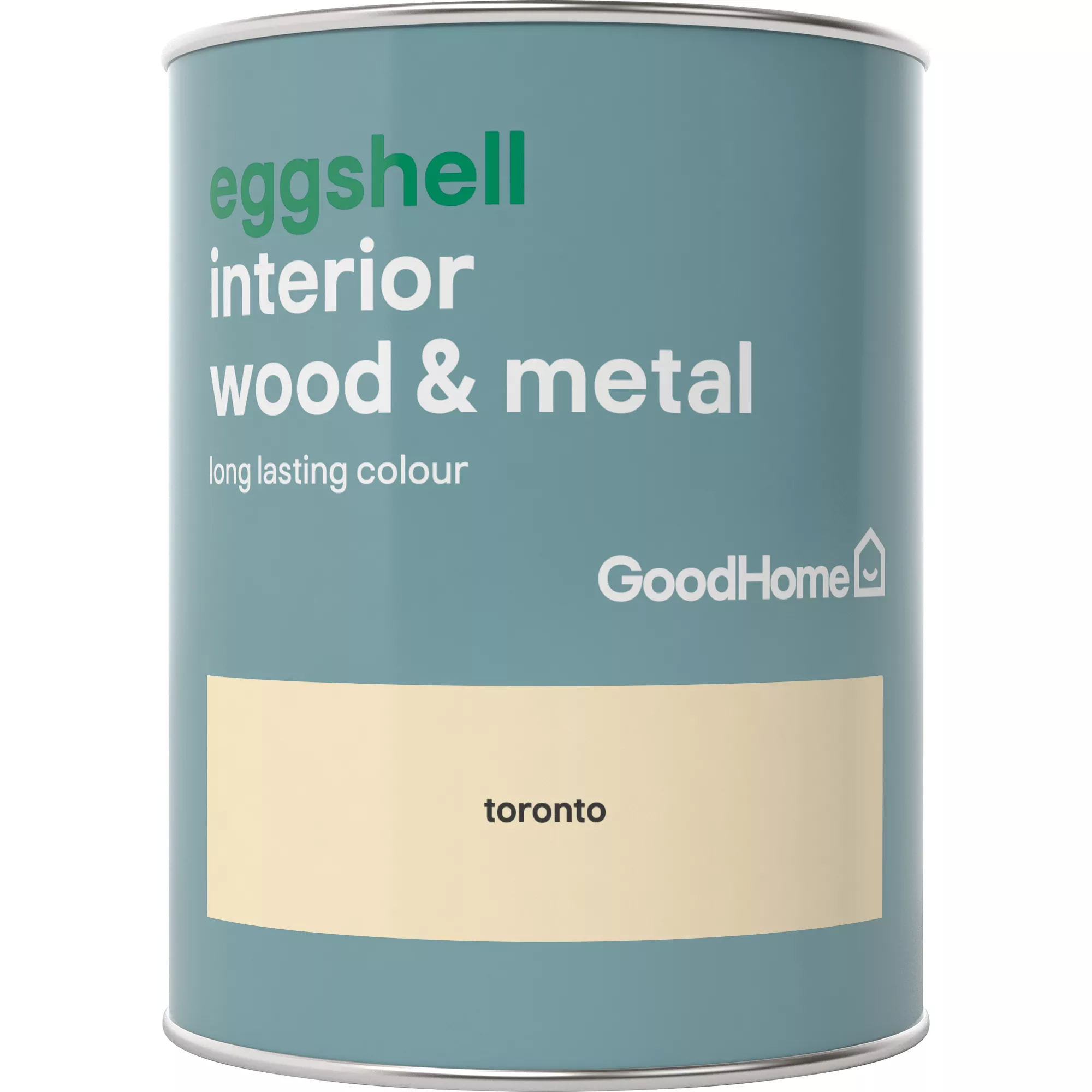 GoodHome Toronto Eggshell Metal & Wood Paint, 750ml - Image 2