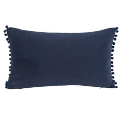 GoodHome Valgreta Deep Navy Rectangular Indoor Cushion (L)30cm X (W)500cm