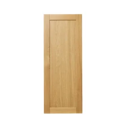 GoodHome Verbena Natural Oak Shaker Larder Cabinet Door (W)500mm (H)1287mm (T)20mm