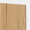 GoodHome Verbena Natural Oak Shaker Standard Clad On End Panel (H)934mm (W)640mm