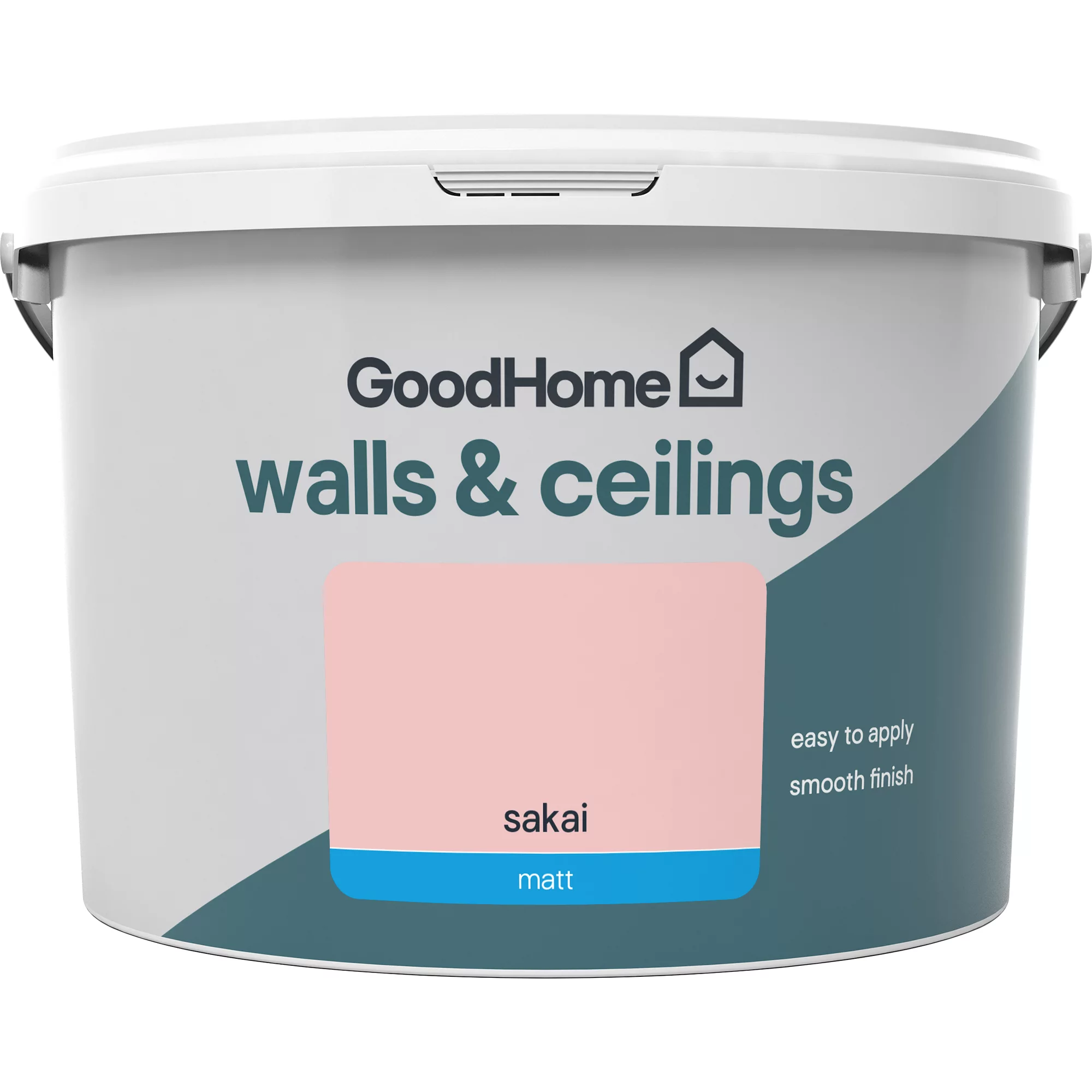 GoodHome Walls & Ceilings Sakai Matt Emulsion Paint, 2.5L - Image 2