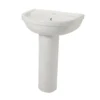 GoodHome Winam Full Pedestal Basin