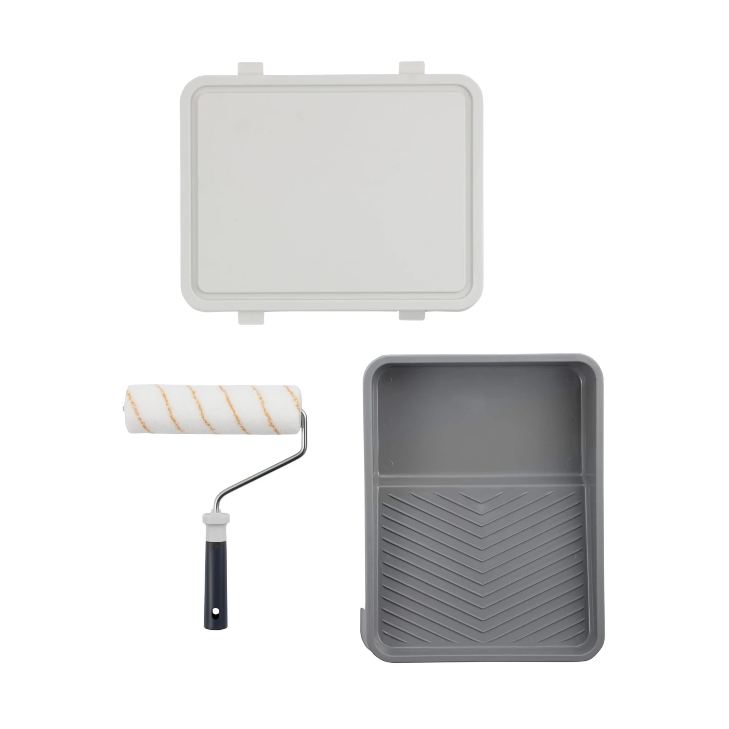 GoodHome Woven Polyester Medium Pile Roller Set, 4 Pieces - Image 2