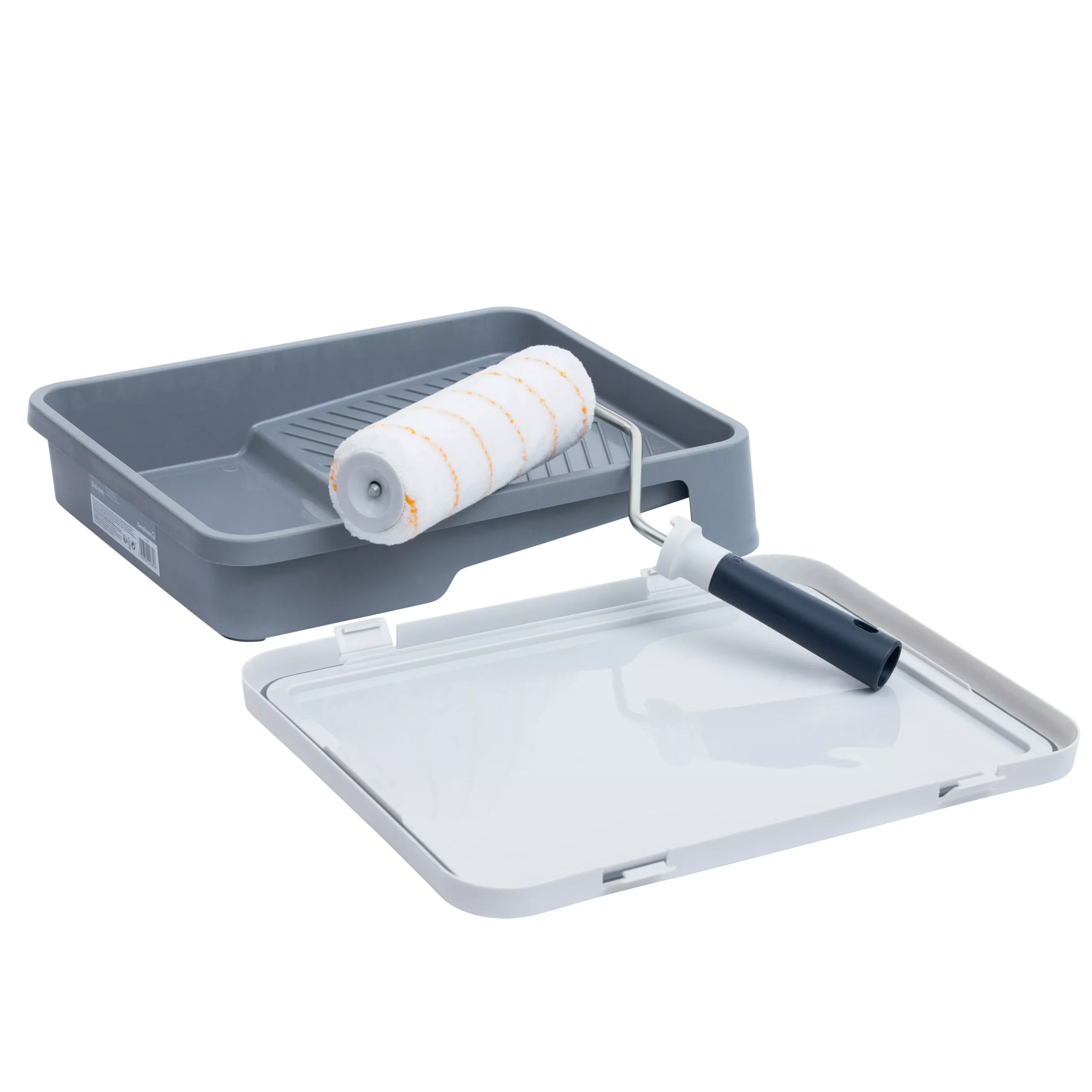 GoodHome Woven Polyester Medium Pile Roller Set, 4 Pieces - Image 4